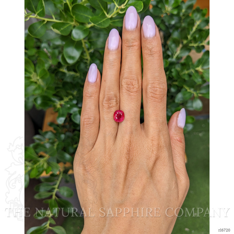 3.03 Ct. Pinkish Red Ruby from Burma (Myanmar)