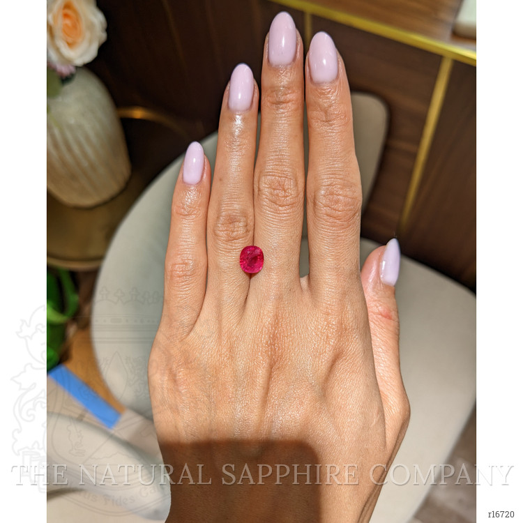 3.03 Ct. Pinkish Red Ruby from Burma (Myanmar)