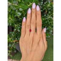 1.45 Ct. Pinkish Red Ruby from Burma (Myanmar) Life Style