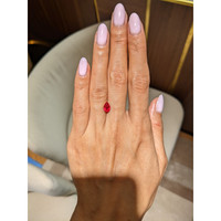 1.45 Ct. Pinkish Red Ruby from Burma (Myanmar) Life Style