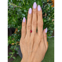1.02 Ct. Pinkish Red Ruby from Burma (Myanmar) Life Style