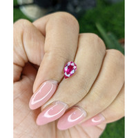 1.03 Ct. Pinkish Red Ruby from Mozambique Life Style