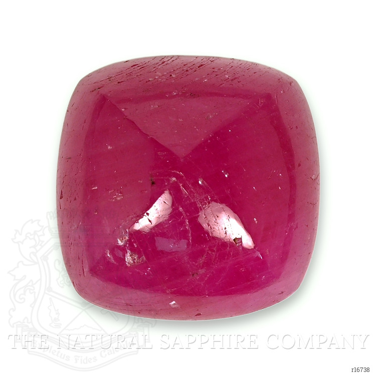 18.57 Ct. Purplish Red Cabochon Ruby from Ceylon (Sri Lanka)