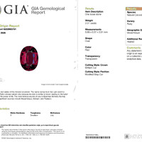 2.02 Ct. Ruby from Mozambique Scan Report