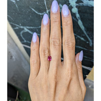 1.01 Ct. Pinkish Red Ruby from Mozambique Life Style