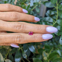1.01 Ct. Pinkish Red Ruby from Mozambique Life Style
