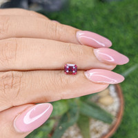 1.13 Ct. Purplish Red Ruby from Madagascar Life Style