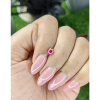 0.48 Ct. Pinkish Red Ruby from Tanzania Life Style