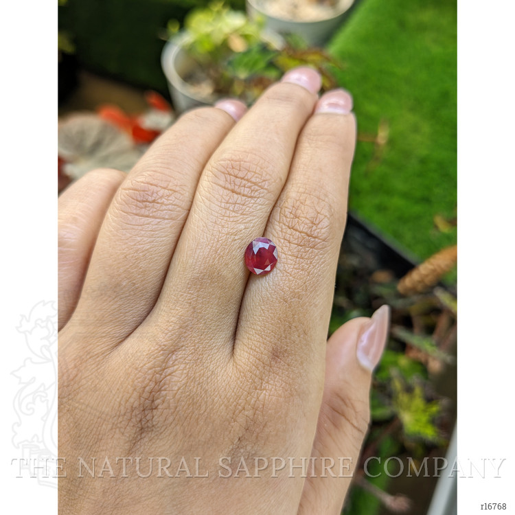1.52 Ct. Purplish Red Ruby from Ceylon (Sri Lanka)