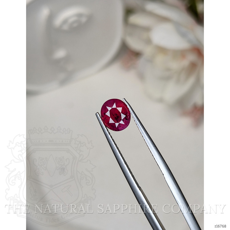 1.52 Ct. Purplish Red Ruby from Ceylon (Sri Lanka)