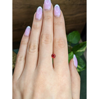 0.64 Ct. Ruby from Mozambique Life Style