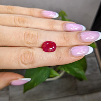 4.16 Ct. Pinkish Red Ruby from Mozambique Life Style