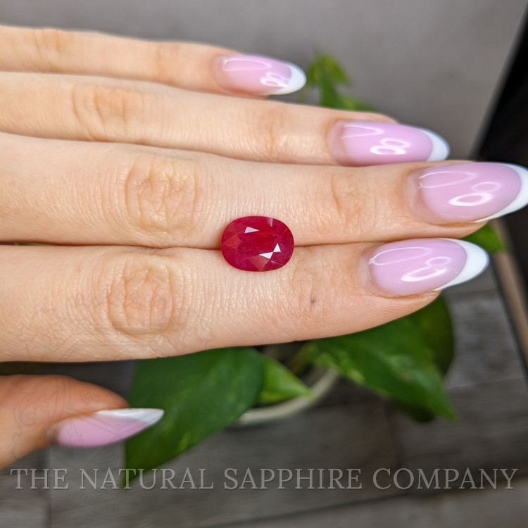4.16 Ct. Pinkish Red Ruby from Mozambique