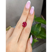 4.16 Ct. Pinkish Red Ruby from Mozambique Life Style