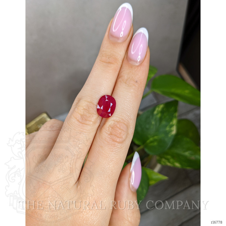 4.16 Ct. Pinkish Red Ruby from Mozambique
