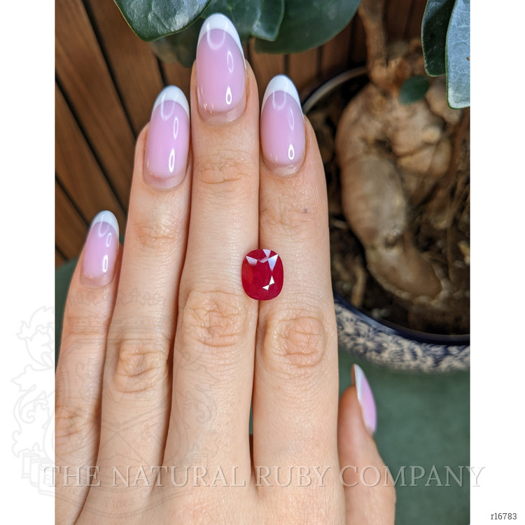3.90 Ct. Pinkish Red Ruby from Mozambique