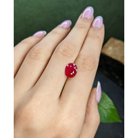 3.32 Ct. Ruby from Mozambique Life Style