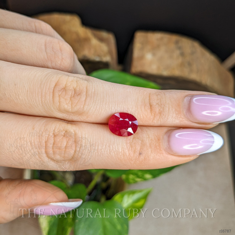 3.11 Ct. Pinkish Red Ruby from Mozambique