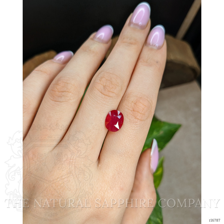 3.11 Ct. Pinkish Red Ruby from Mozambique