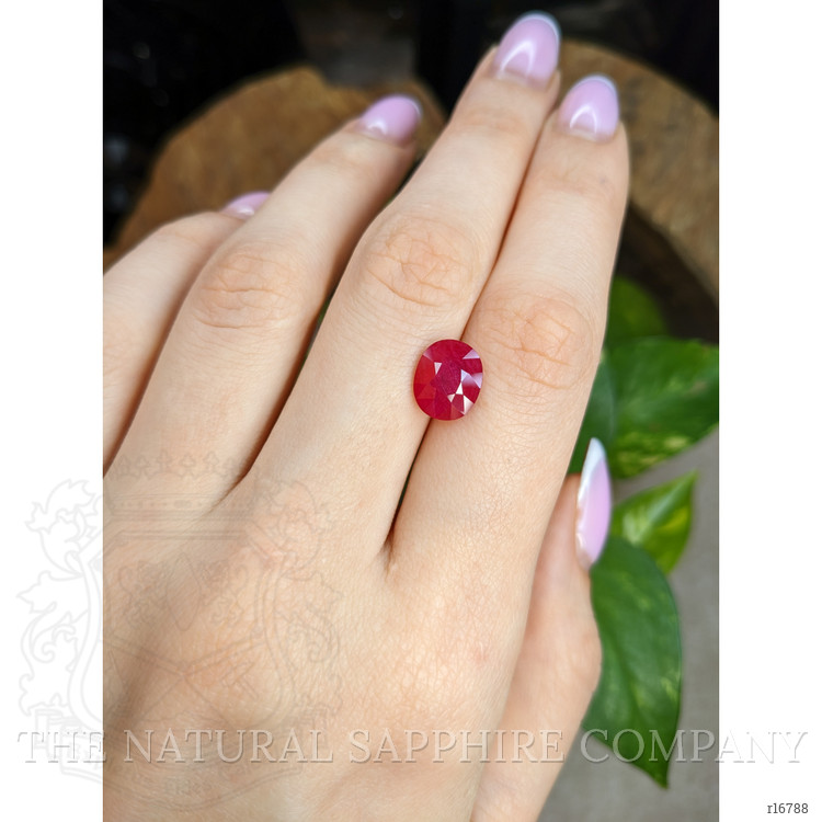 3.62 Ct. Pinkish Red Ruby from Mozambique