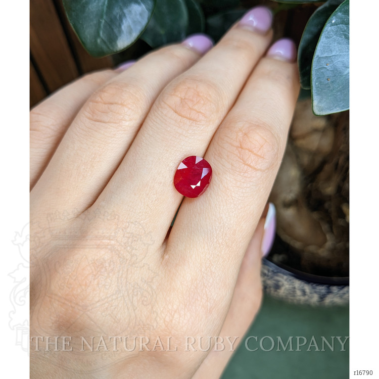 3.69 Ct. Pinkish Red Ruby from Mozambique