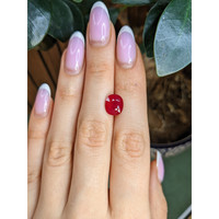 3.69 Ct. Pinkish Red Ruby from Mozambique Life Style