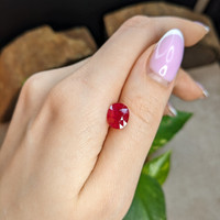 3.42 Ct. Ruby from Mozambique Life Style