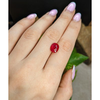 3.42 Ct. Ruby from Mozambique Life Style