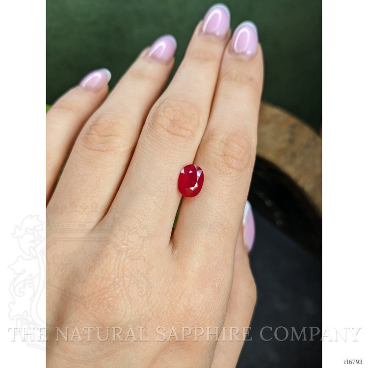 2.51 Ct. Purplish Red Ruby from Mozambique