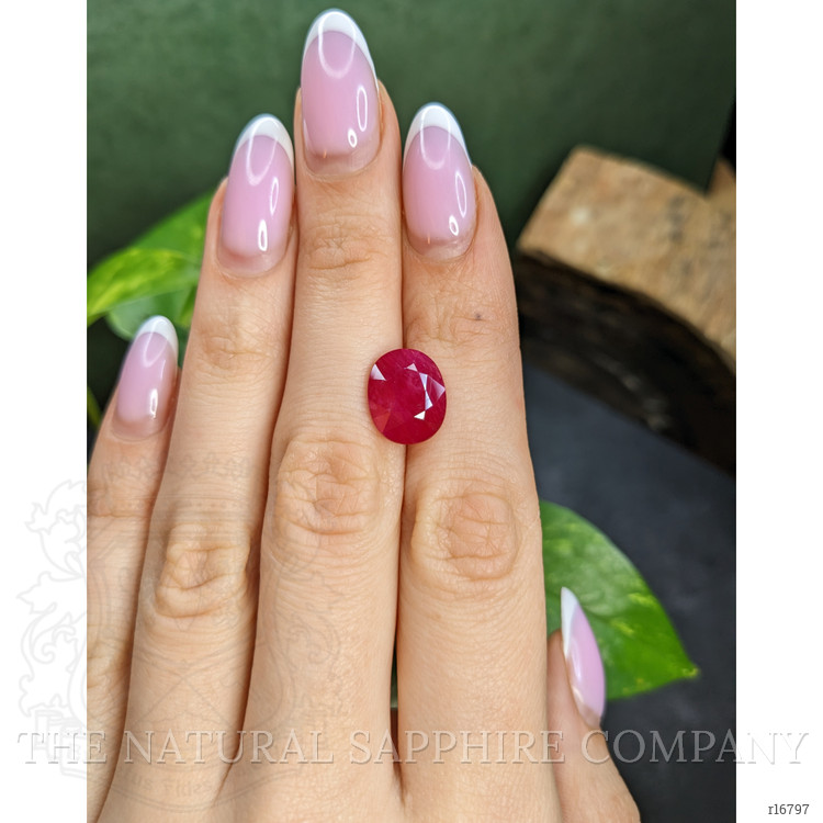 5.63 Ct. Pinkish Red Ruby from Mozambique