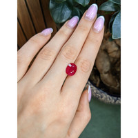 4.32 Ct. Pinkish Red Ruby from Mozambique Life Style