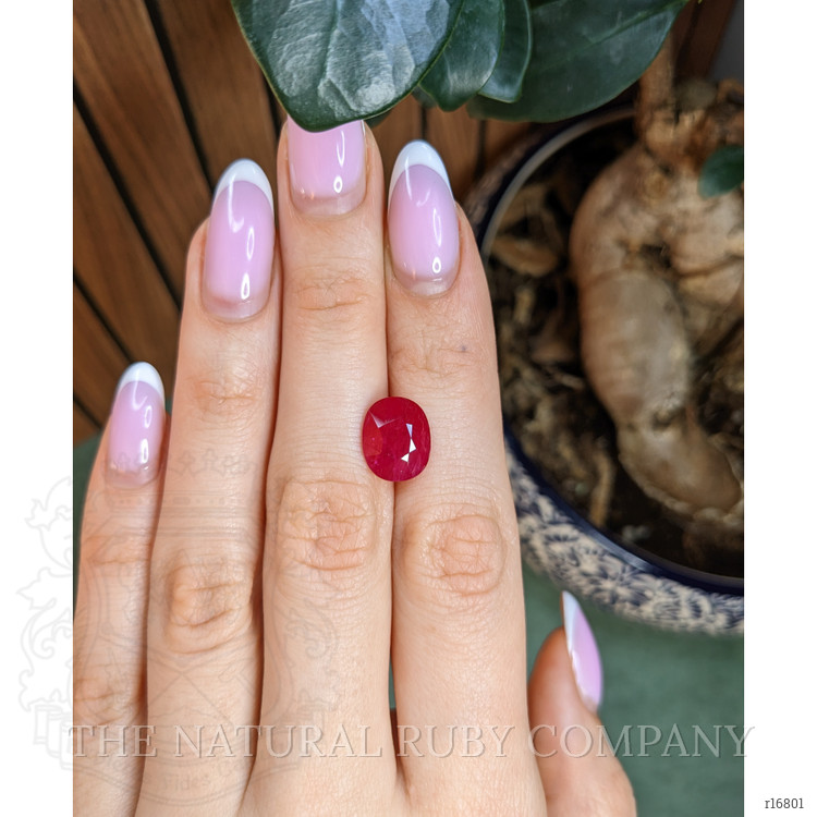 4.32 Ct. Pinkish Red Ruby from Mozambique