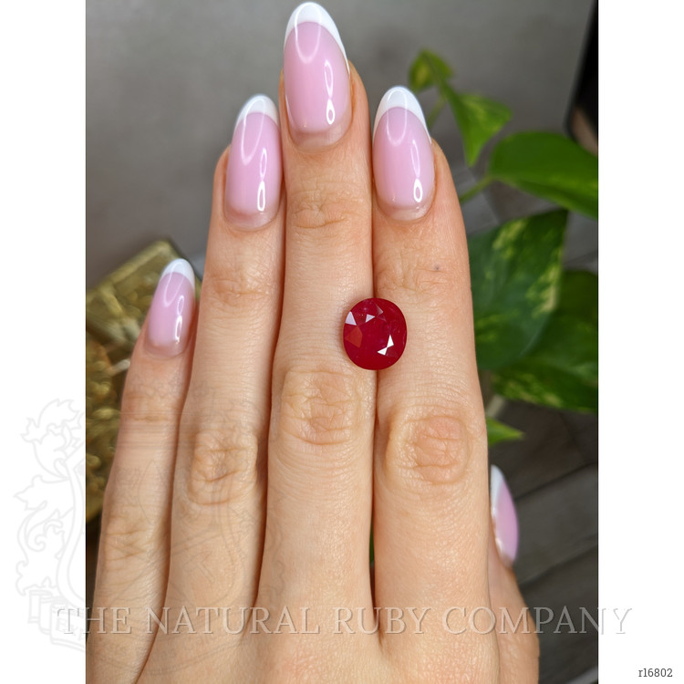 5.83 Ct. Purplish Red Ruby from Mozambique