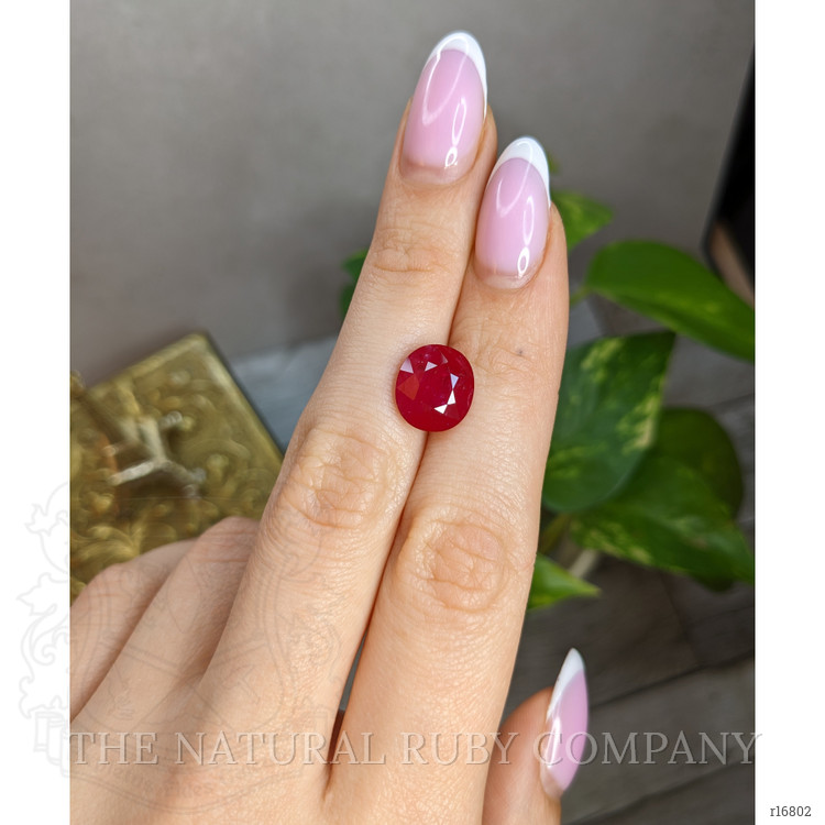 5.83 Ct. Purplish Red Ruby from Mozambique