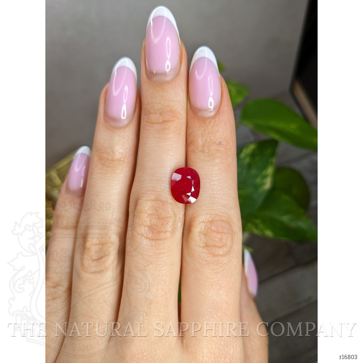 3.88 Ct. Pinkish Red Ruby from Mozambique