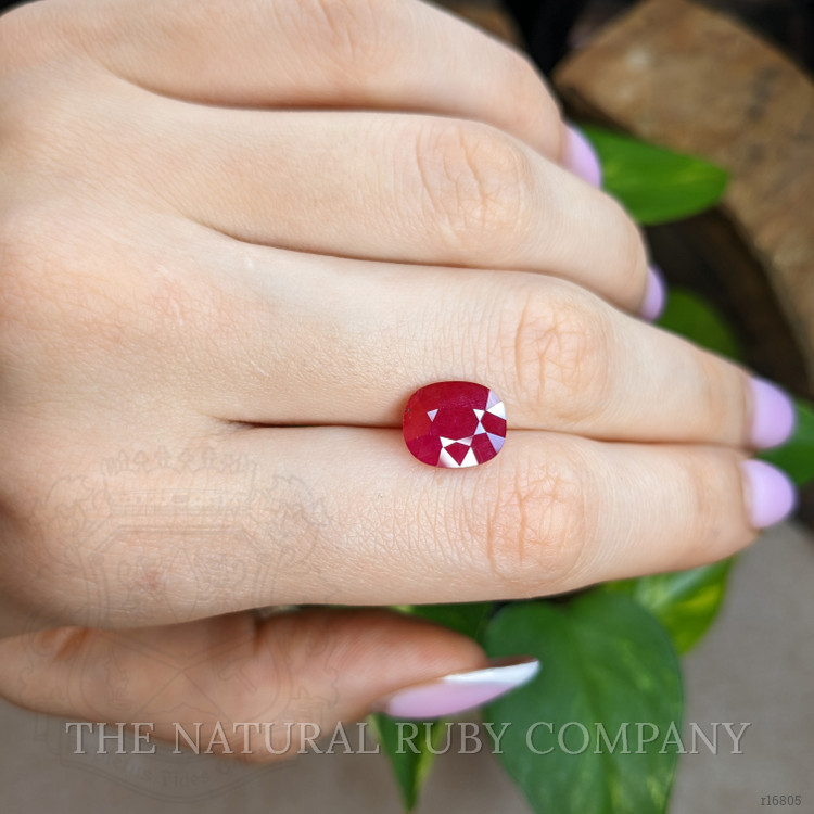 4.18 Ct. Pinkish Red Ruby from Mozambique