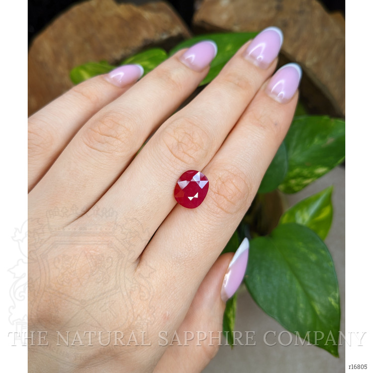 4.18 Ct. Pinkish Red Ruby from Mozambique