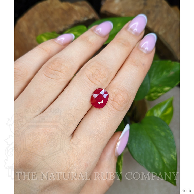 4.18 Ct. Pinkish Red Ruby from Mozambique