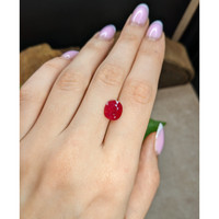 3.59 Ct. Ruby from Mozambique Life Style