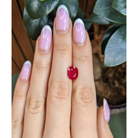 3.23 Ct. Pinkish Red Ruby from Mozambique Life Style