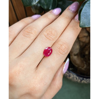1.99 Ct. Pinkish Red Ruby from Mozambique Life Style