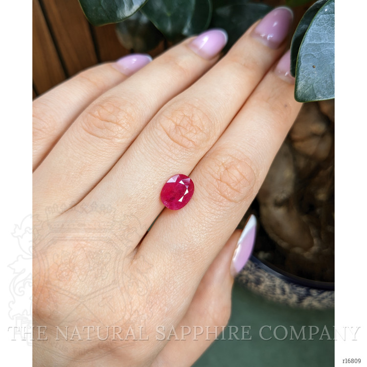 1.99 Ct. Pinkish Red Ruby from Mozambique