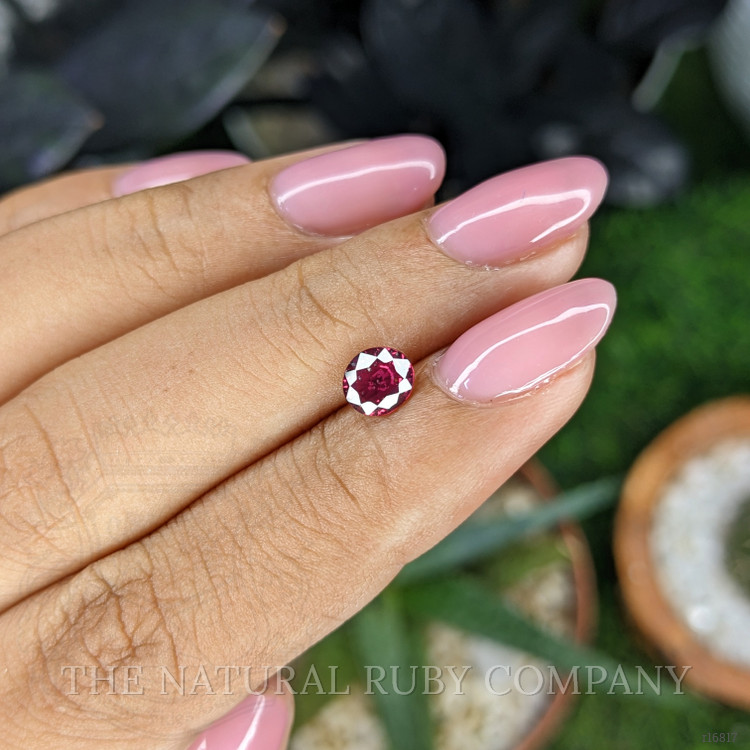 0.78 Ct. Purplish Red Ruby from Madagascar