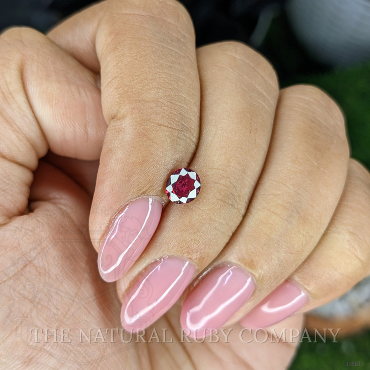 0.78 Ct. Purplish Red Ruby from Madagascar