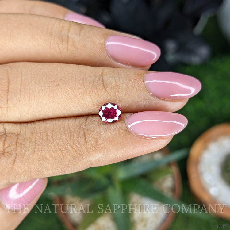 0.78 Ct. Purplish Red Ruby from Madagascar