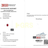 4.02 Ct. Ruby from Mozambique Pdf