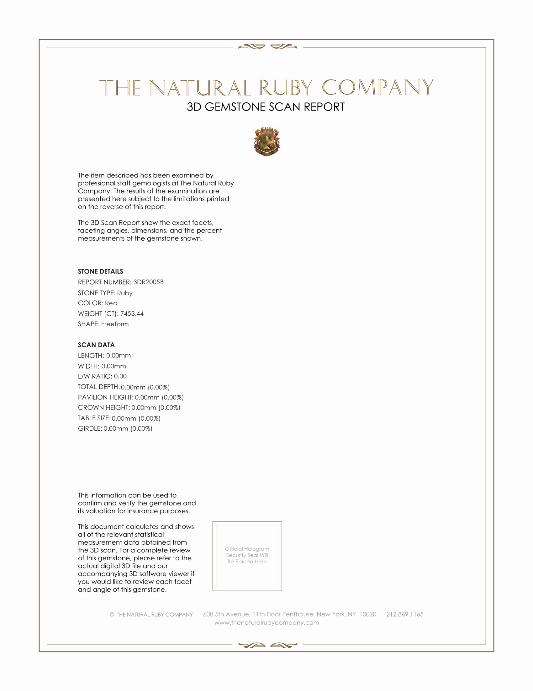 7,453.44 Ct. Ruby Crystal from Ceylon (Sri Lanka)