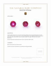 1.69 Ct. Star Ruby from Burma (Myanmar) Appraisal