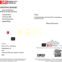 3.39 Ct. Ruby from Burma (Myanmar) Scan Report
