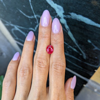 3.01 Ct. Ruby from Burma (Myanmar) Life Style